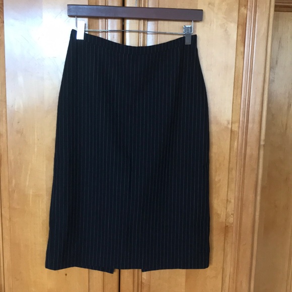 pinstripe skirt, vintage Banana Republic Factory - Picture 2 of 8